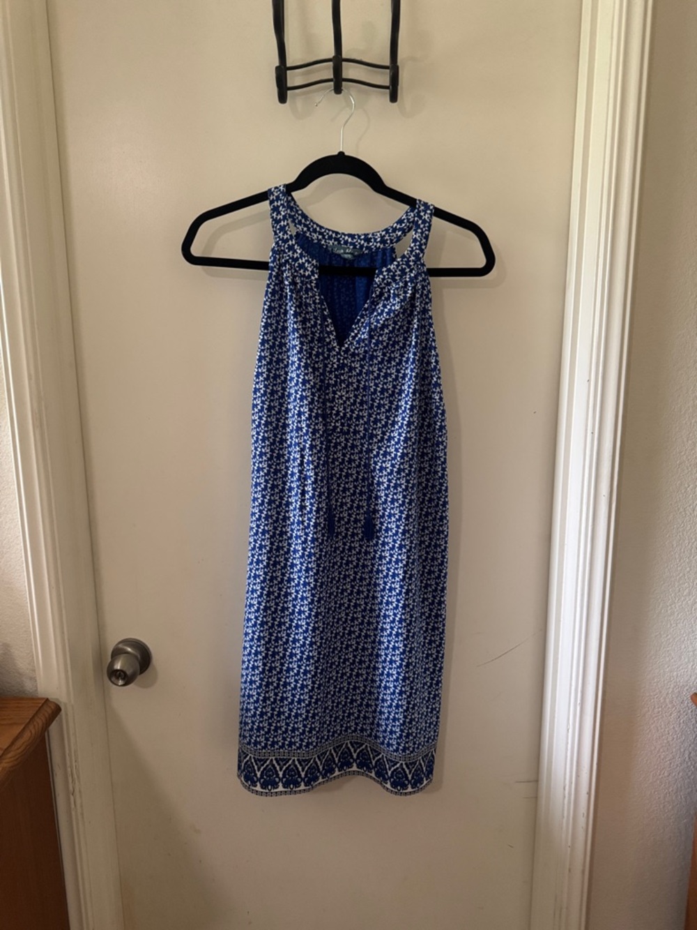 Blue Printed Sundress size S